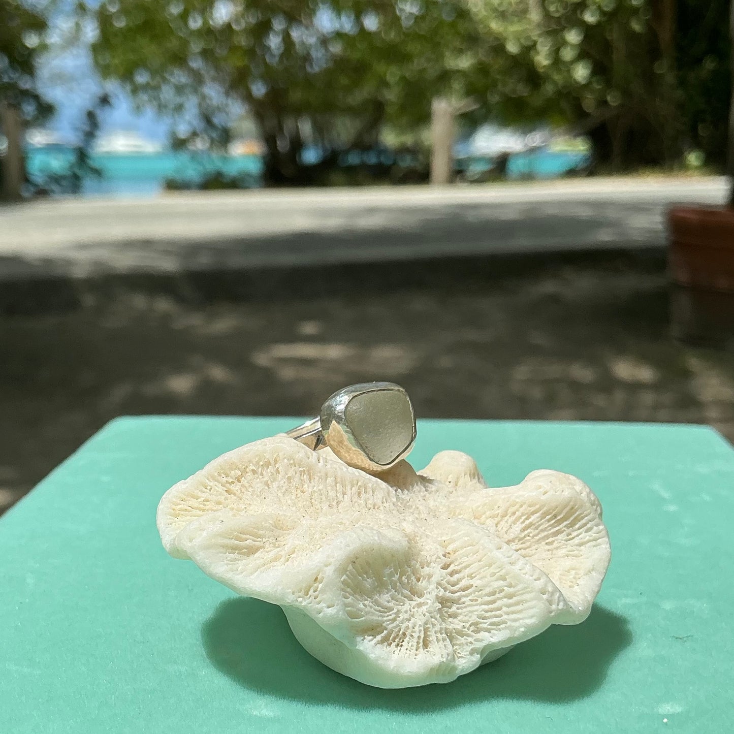 Mermaid Treasure Classic Sea Glass Ring