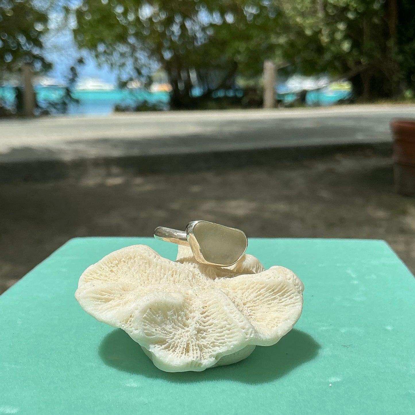 Mermaid Treasure Classic Sea Glass Ring