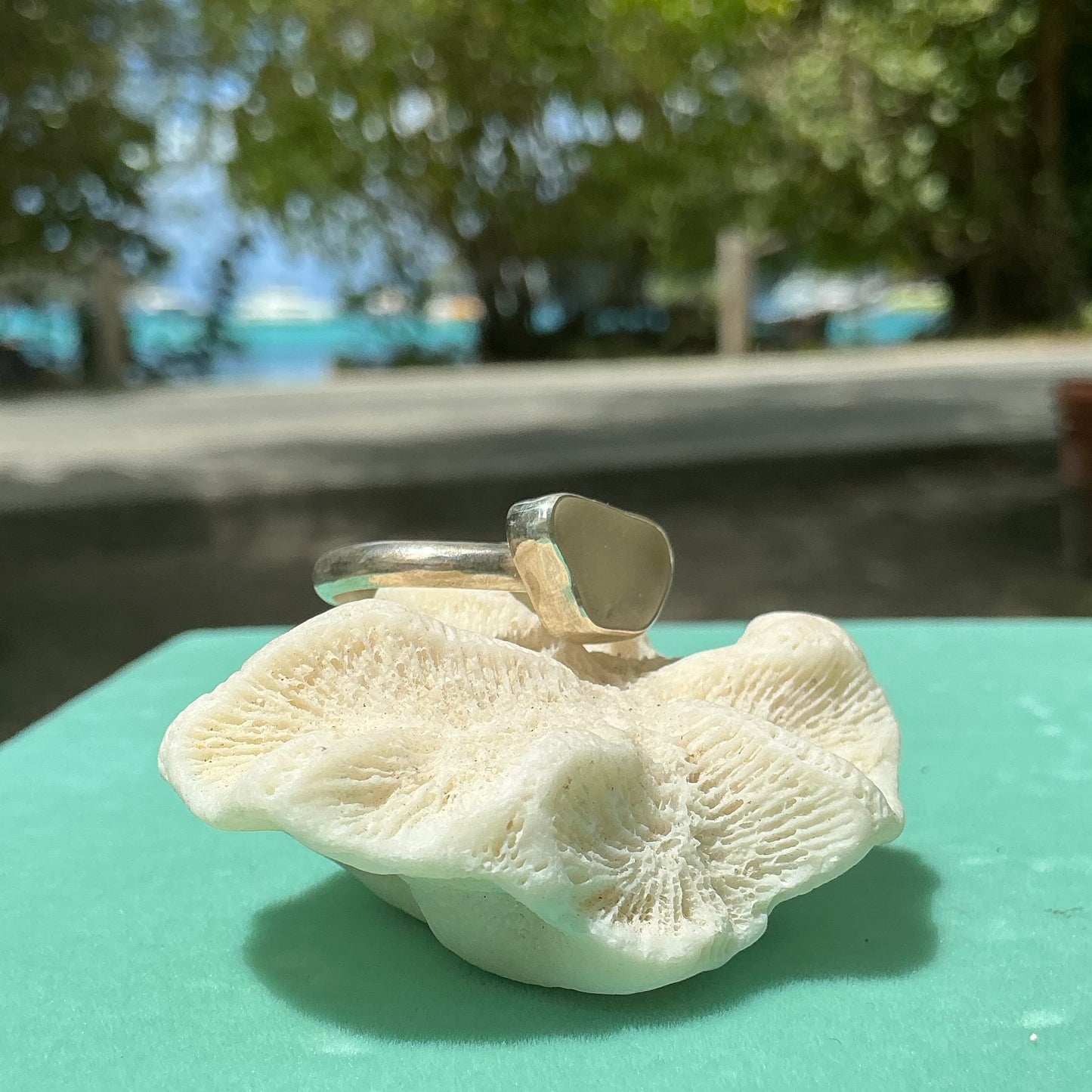 Mermaid Treasure Classic Sea Glass Ring