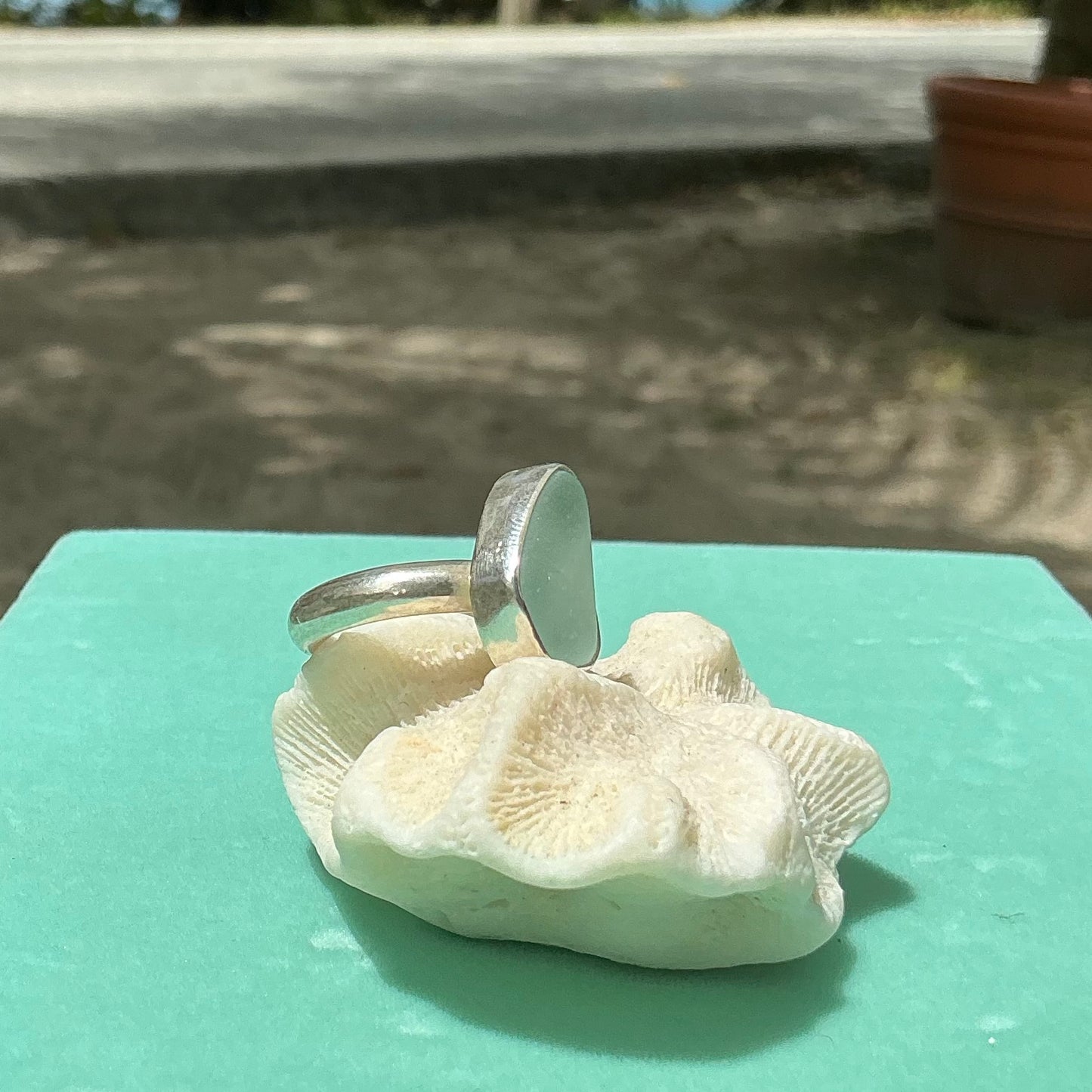 Mermaid Treasure Classic Sea Glass Ring