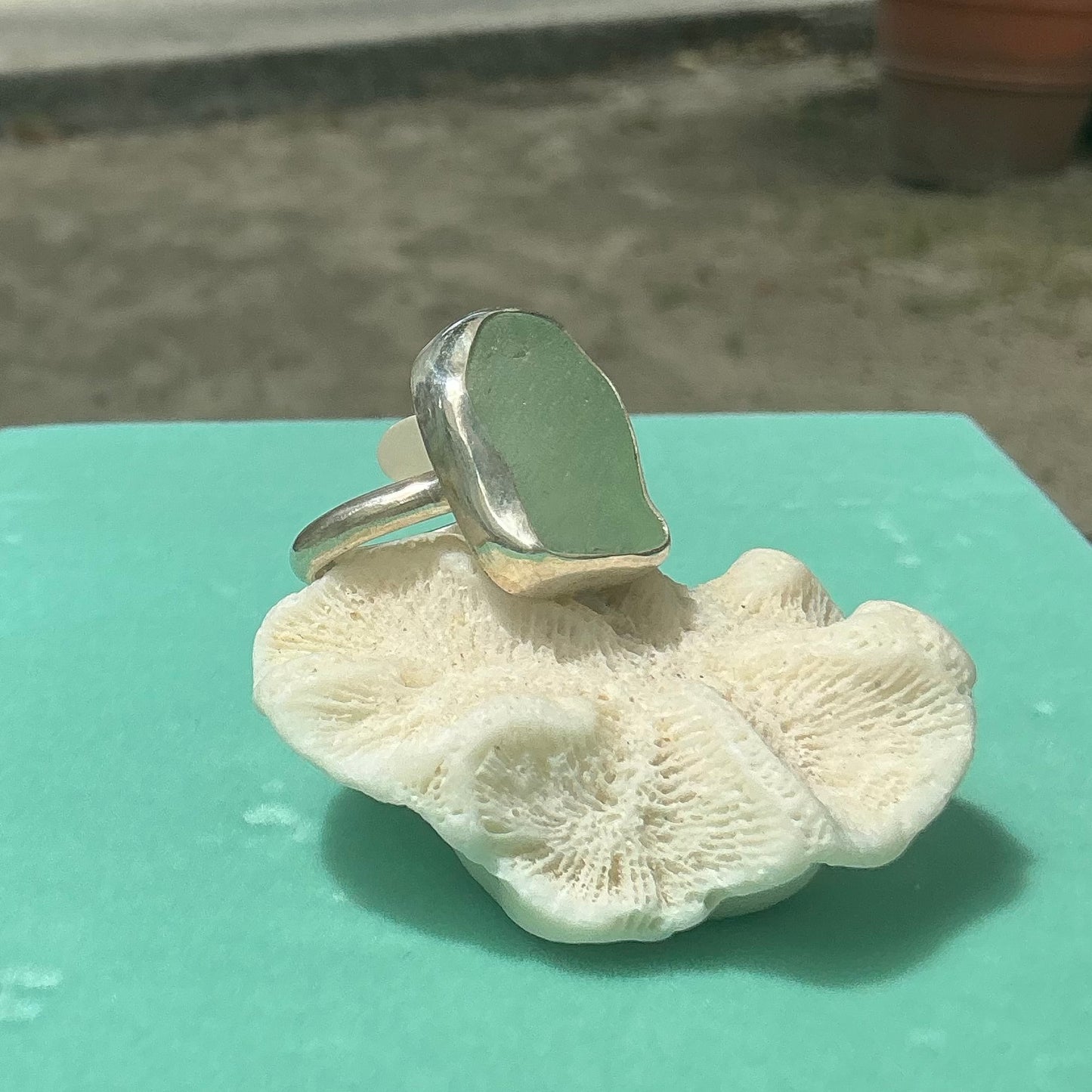 Mermaid Treasure Classic Sea Glass Ring