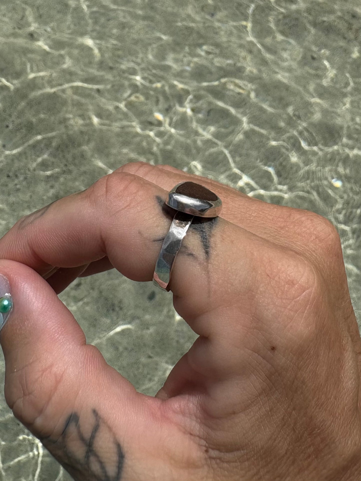 Mermaid Treasure Classic Sea Glass Ring