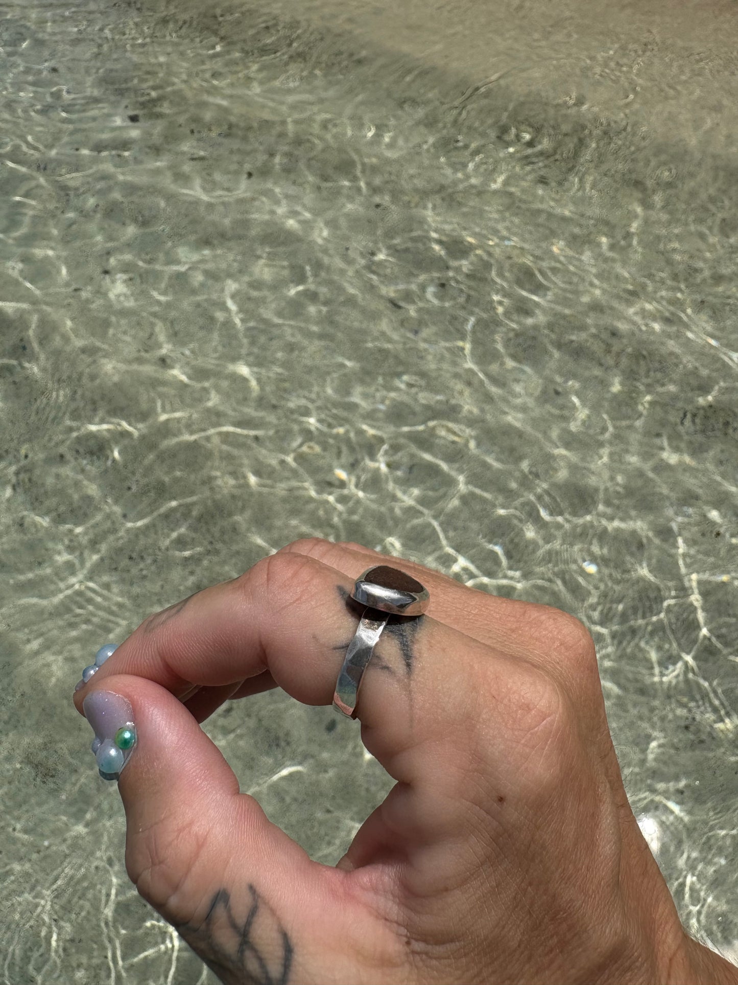 Mermaid Treasure Classic Sea Glass Ring