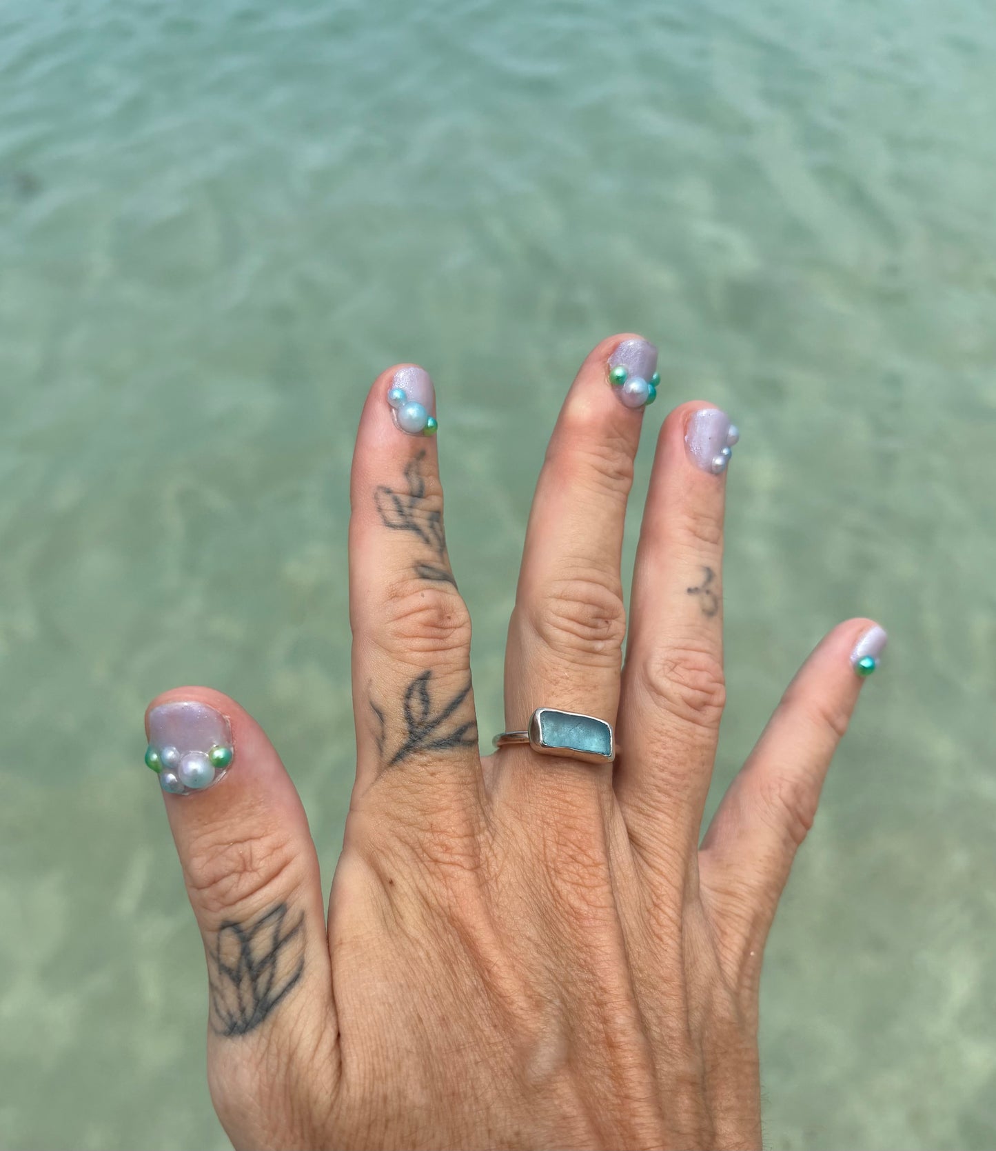 Mermaid Treasure Classic Sea Glass Ring