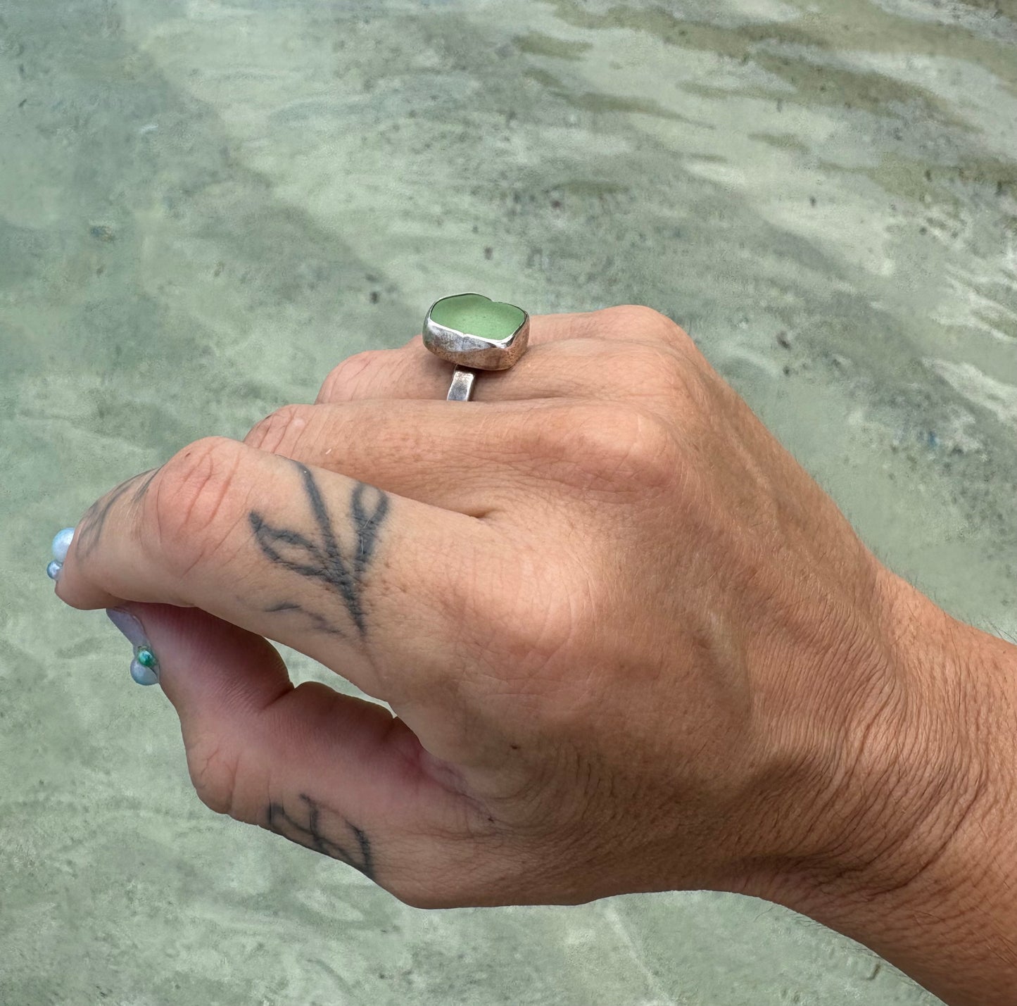 Mermaid Treasure Classic Sea Glass Ring