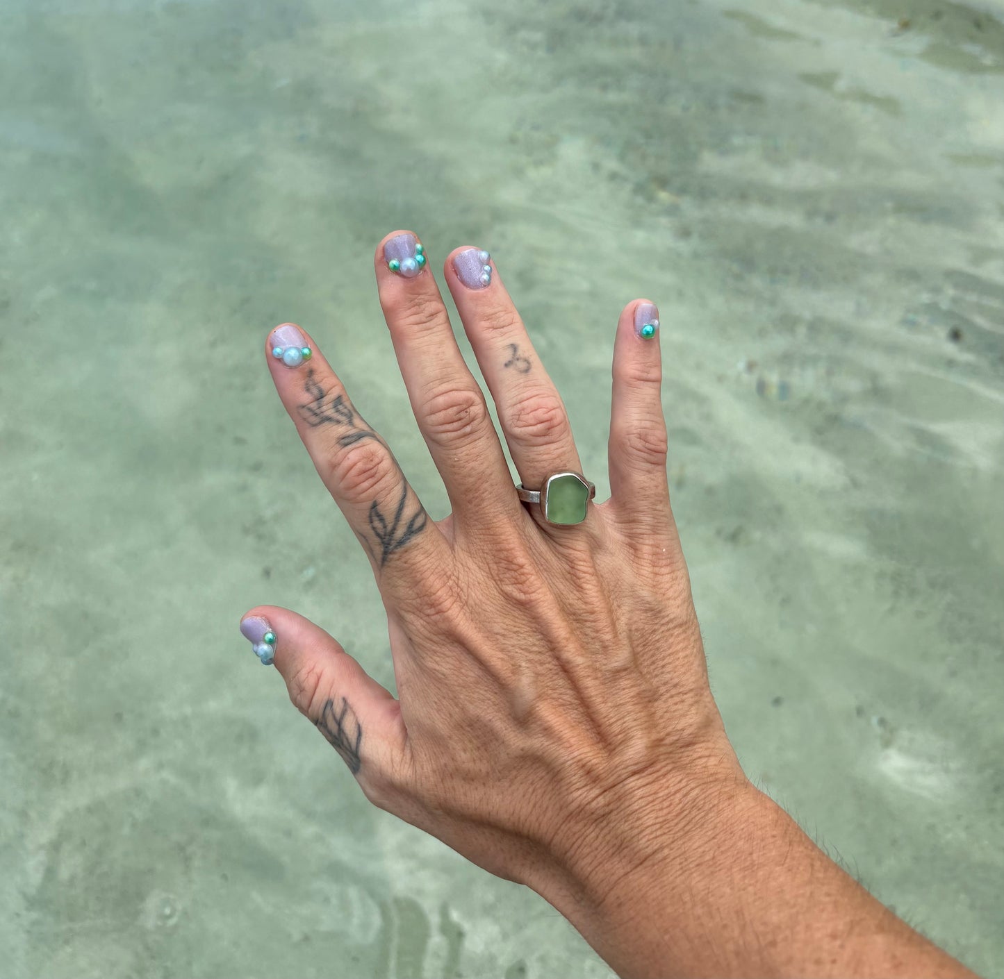 Mermaid Treasure Classic Sea Glass Ring
