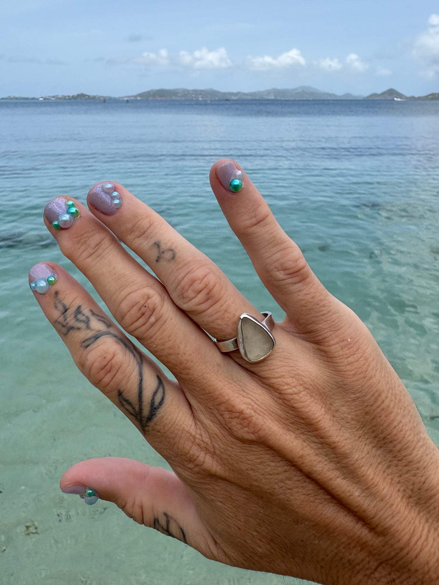 Mermaid Treasure Classic Sea Glass Ring
