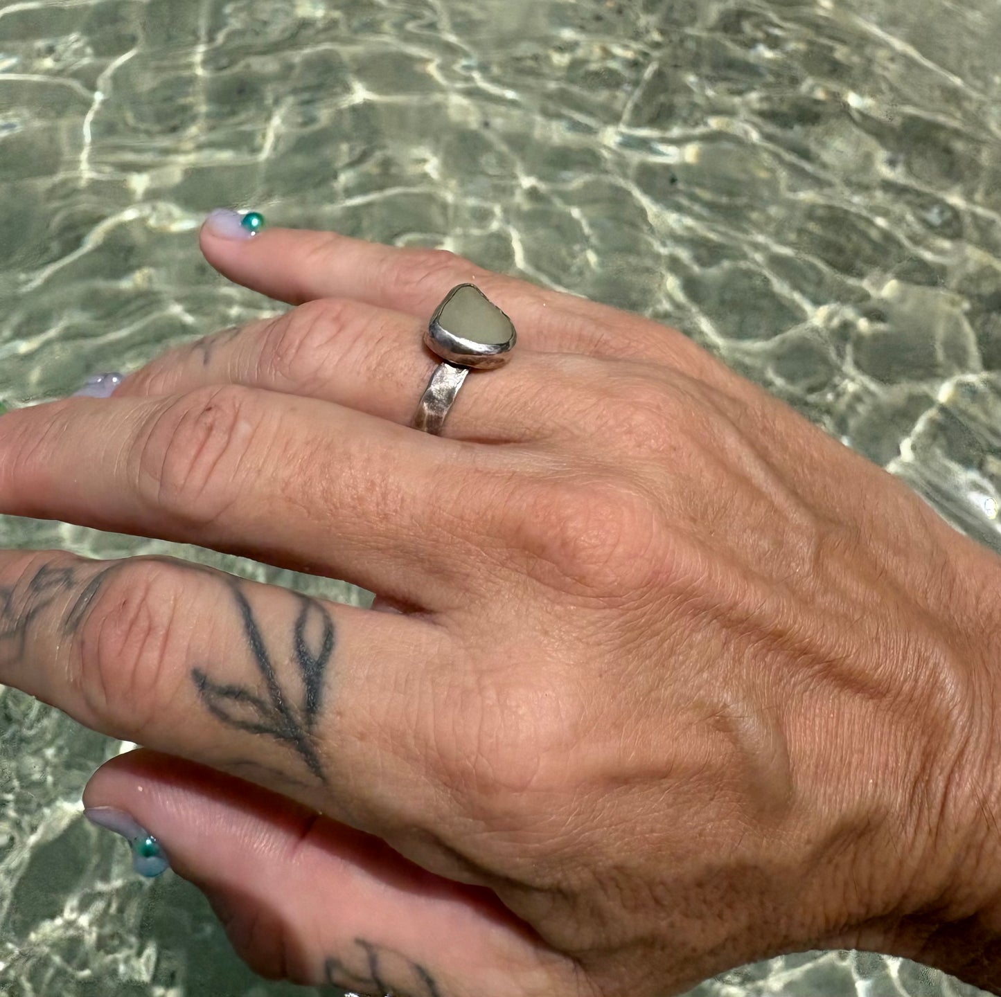 Mermaid Treasure Classic Sea Glass Ring