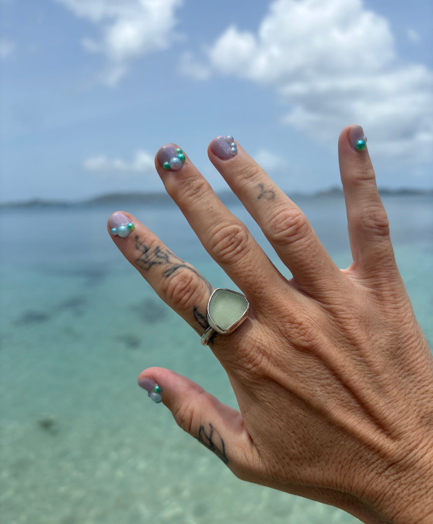 Mermaid Treasure Classic Sea Glass Ring