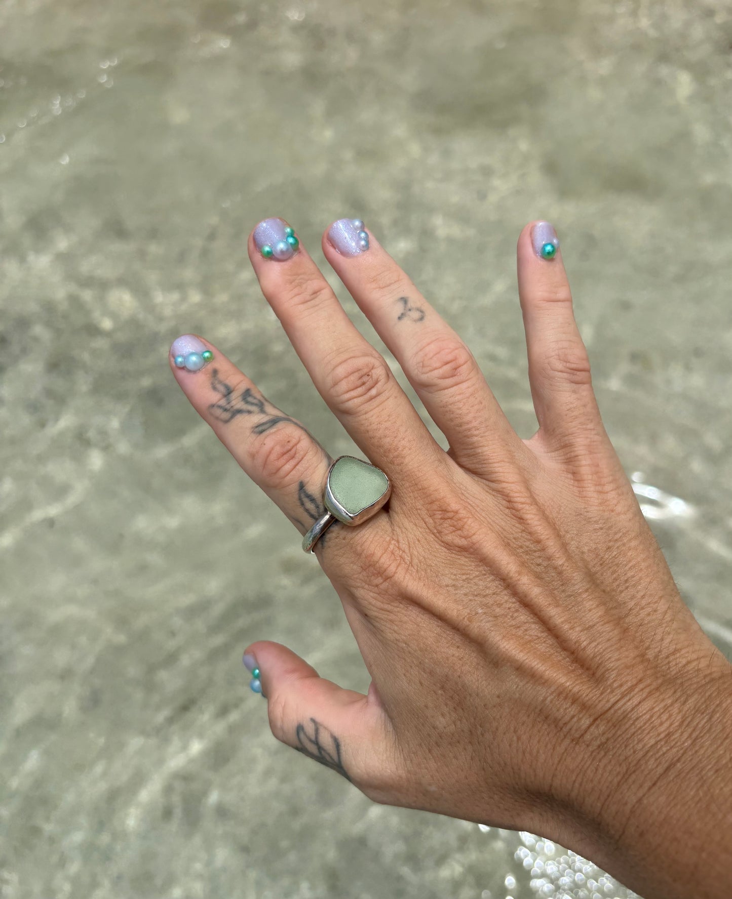 Mermaid Treasure Classic Sea Glass Ring