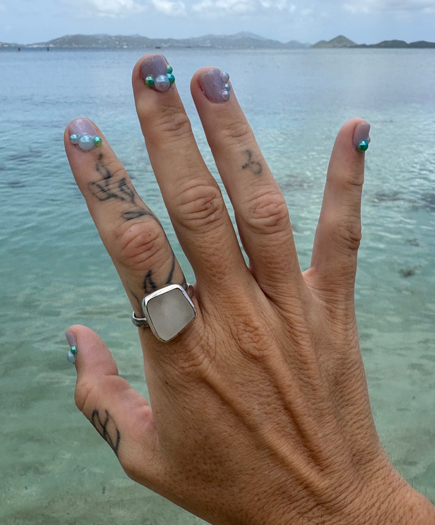 Mermaid Treasure Classic Sea Glass Ring