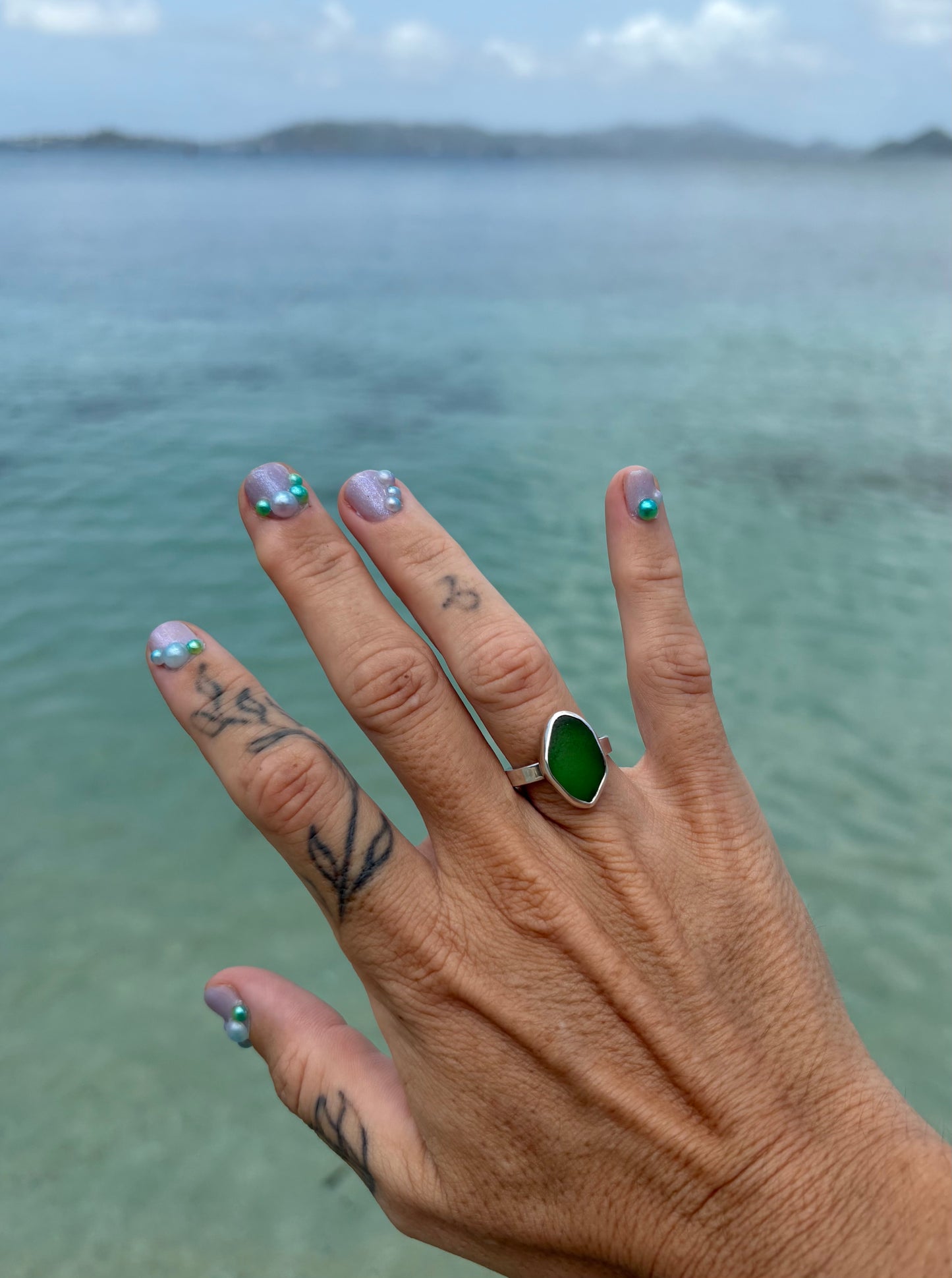 Mermaid Treasure Classic Sea Glass Ring