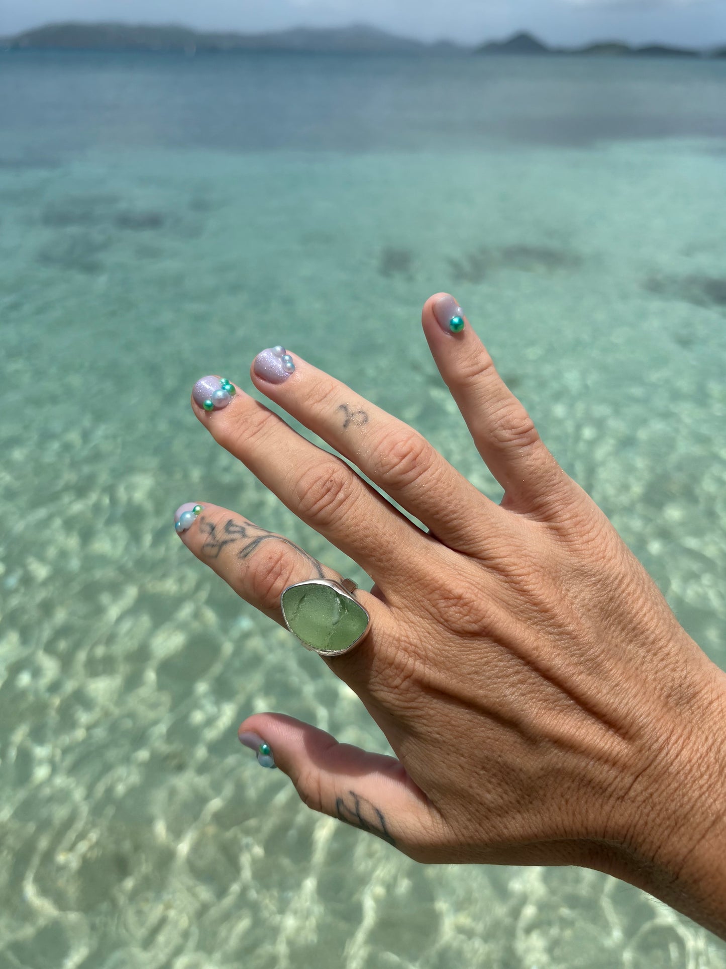Mermaid Treasure Classic Sea Glass Ring