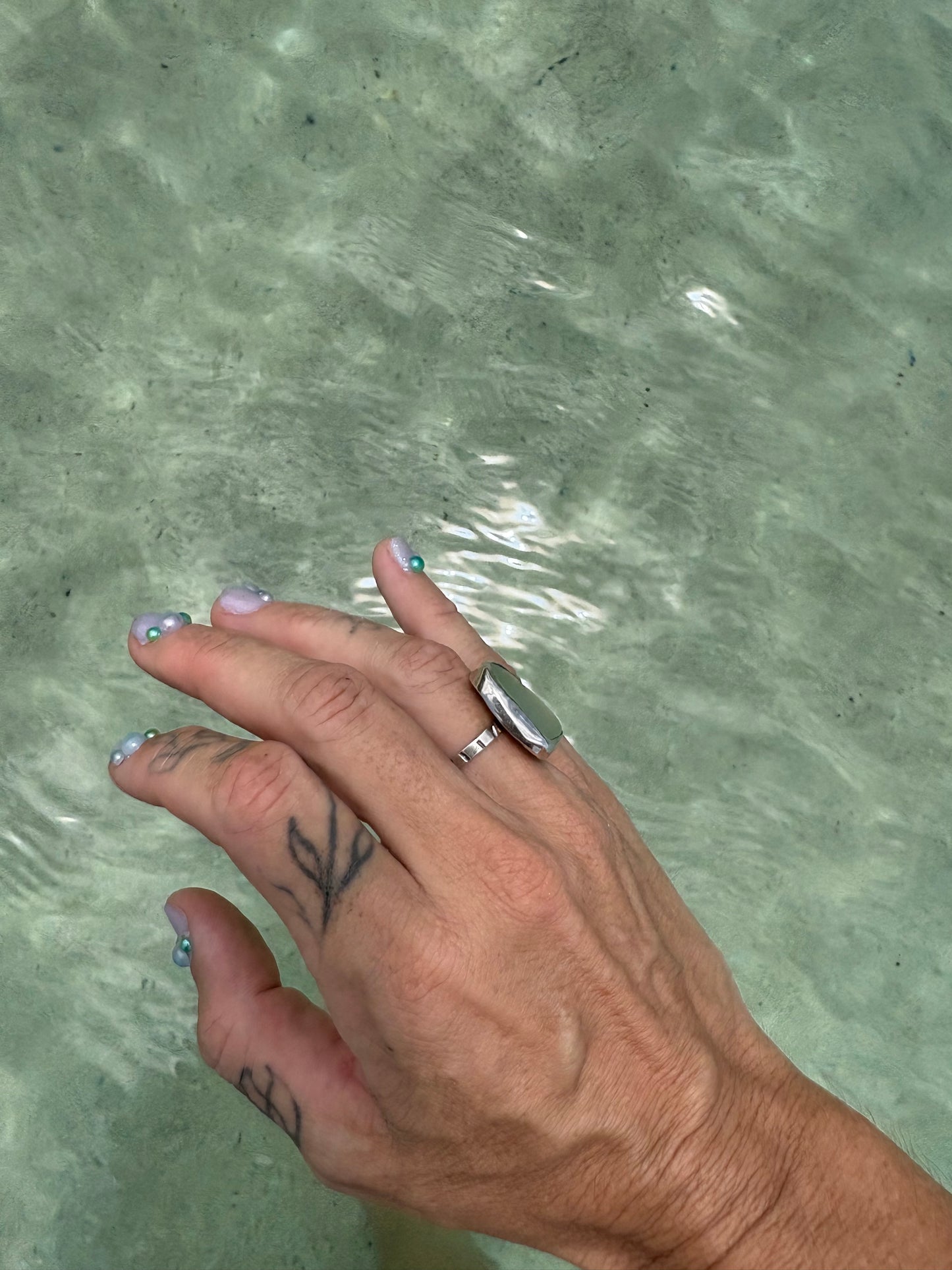 Mermaid Treasure Classic Sea Glass Ring