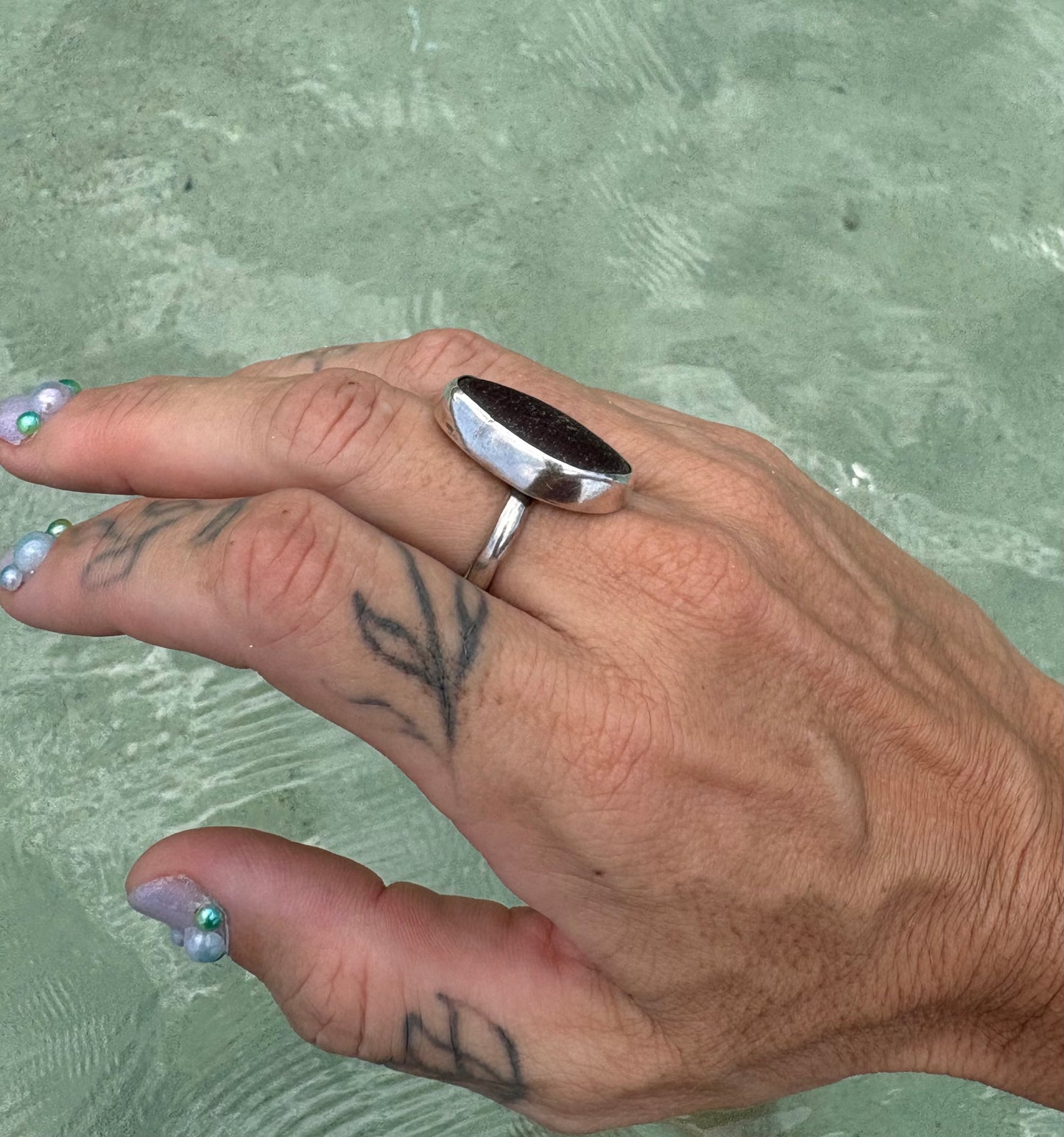 Mermaid Treasure Classic Sea Glass Ring