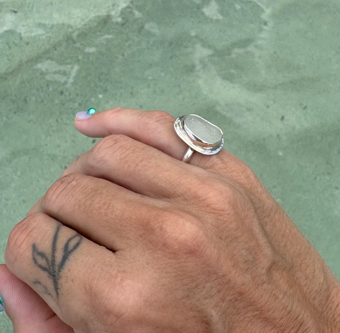 Mermaid Treasure Classic Sea Glass Ring