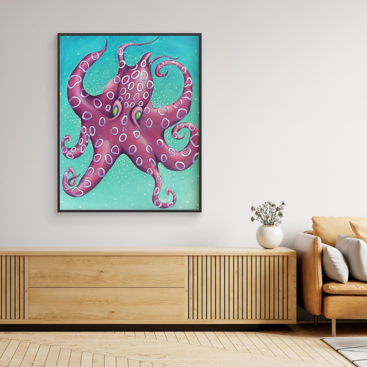 “Alien Love Magic” Octopus Painting