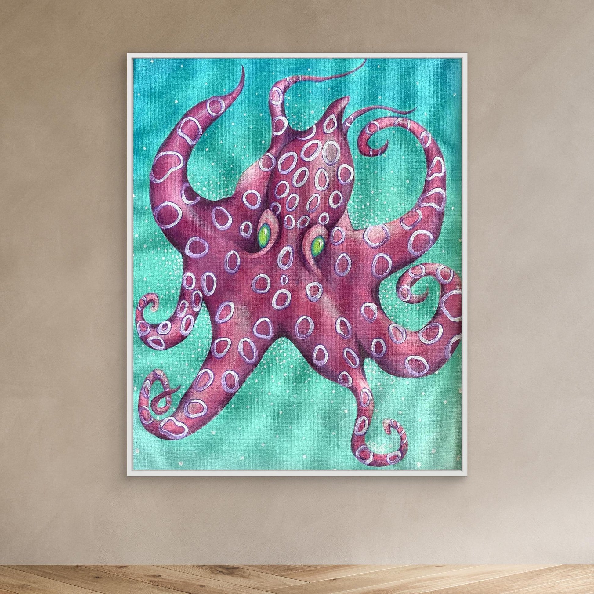 “Alien Love Magic” Octopus Painting