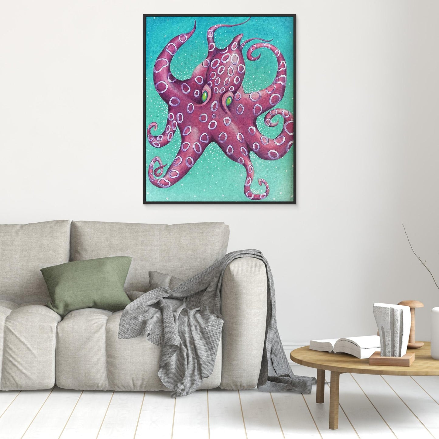 “Alien Love Magic” Octopus Painting