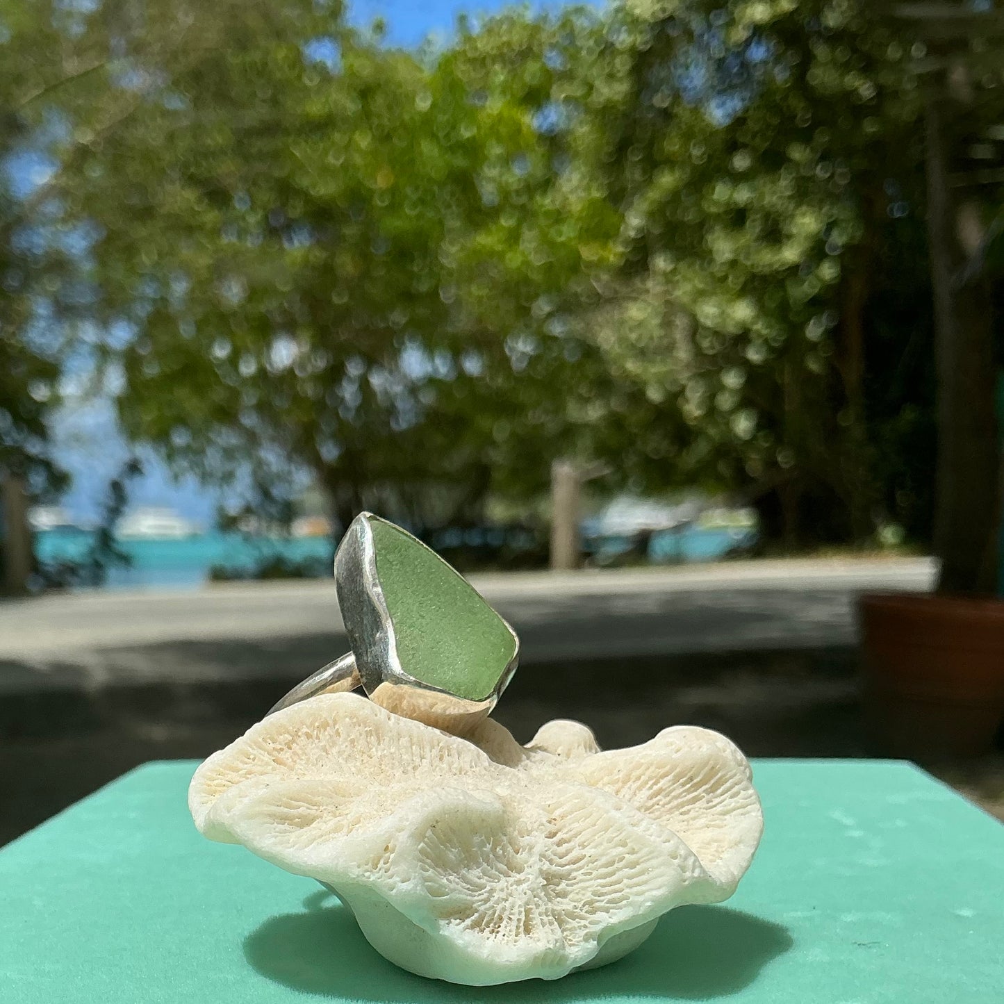 Mermaid Treasure Classic Sea Glass Ring