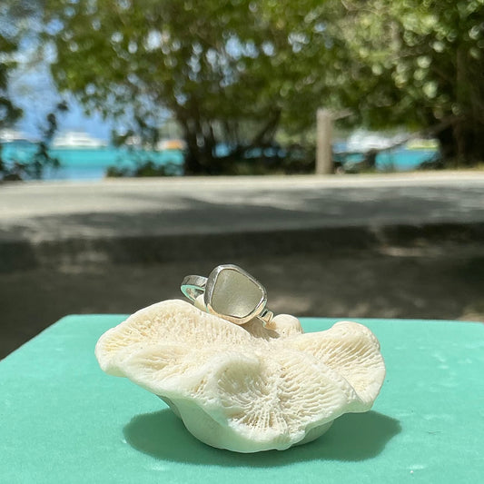Mermaid Treasure Classic Sea Glass Ring