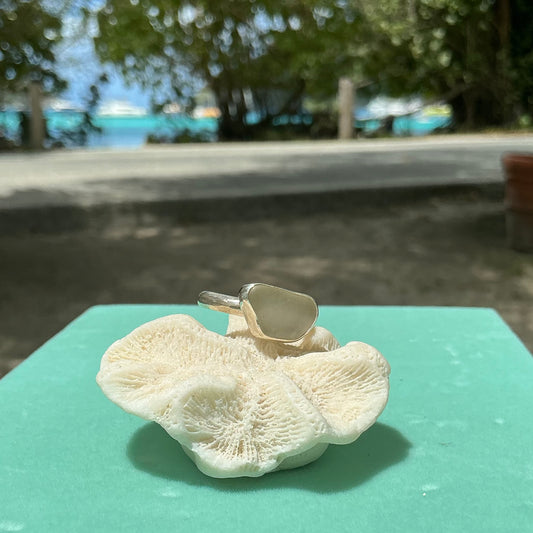 Mermaid Treasure Classic Sea Glass Ring