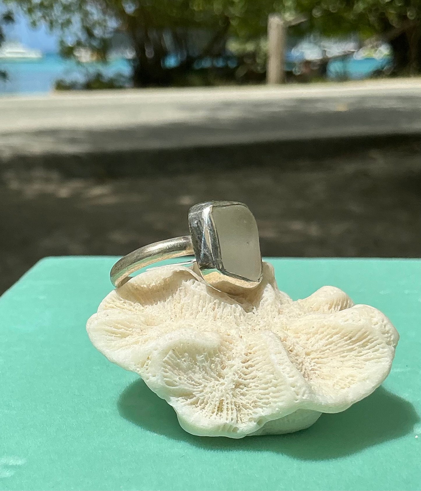 Mermaid Treasure Classic Sea Glass Ring