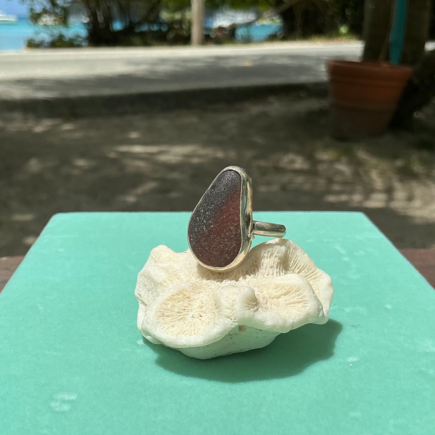 Mermaid Treasure Classic Sea Glass Ring