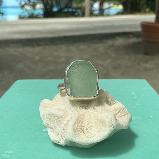 Mermaid Treasure Classic Sea Glass Ring