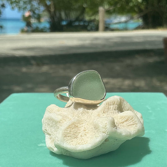 Mermaid Treasure Classic Sea Glass Ring