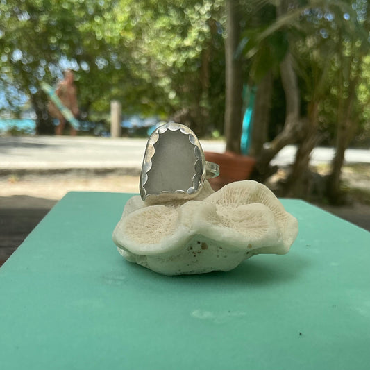 Mermaid Treasure Classic Sea Glass Ring