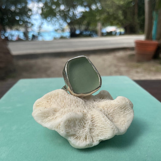 Mermaid Treasure Classic Sea Glass Ring