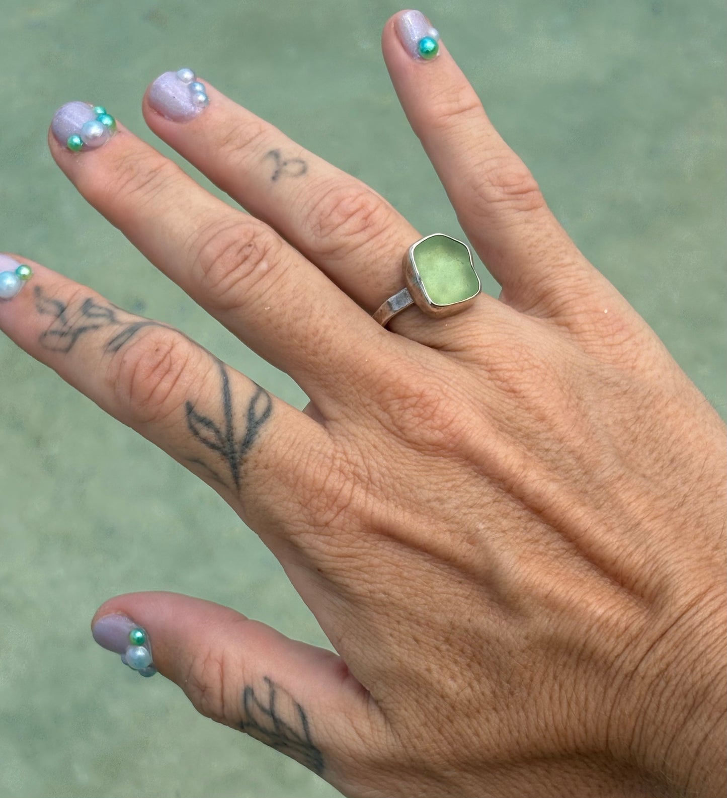 Mermaid Treasure Classic Sea Glass Ring