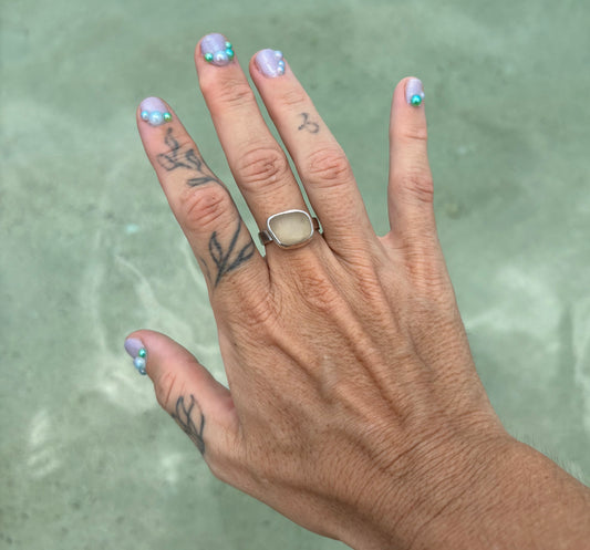 Mermaid Treasure Classic Sea Glass Ring