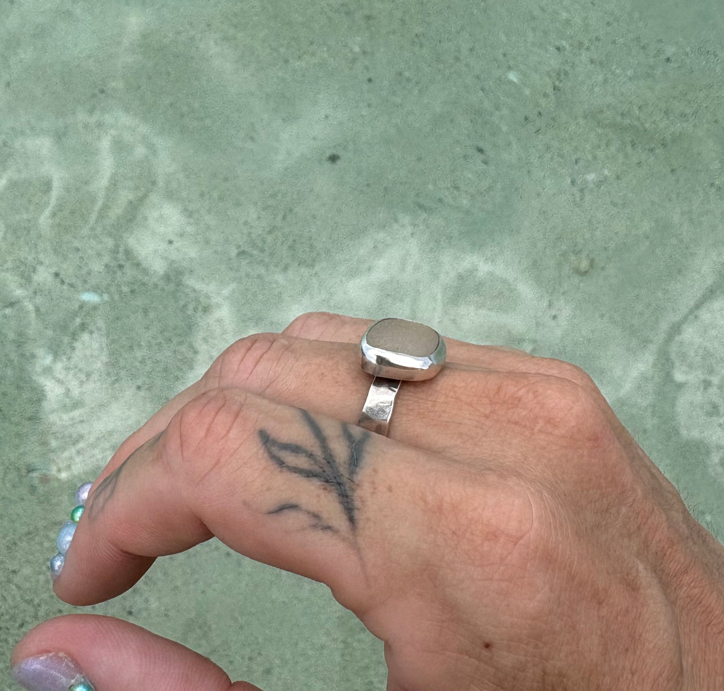 Mermaid Treasure Classic Sea Glass Ring