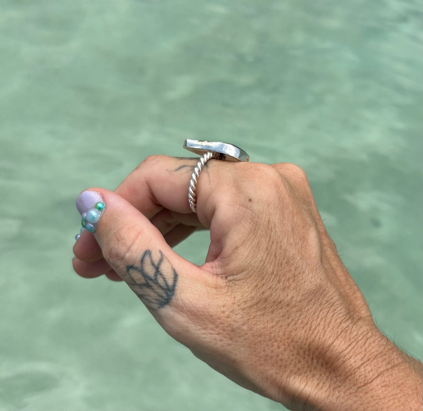 Mermaid Treasure Classic Sea Glass Ring