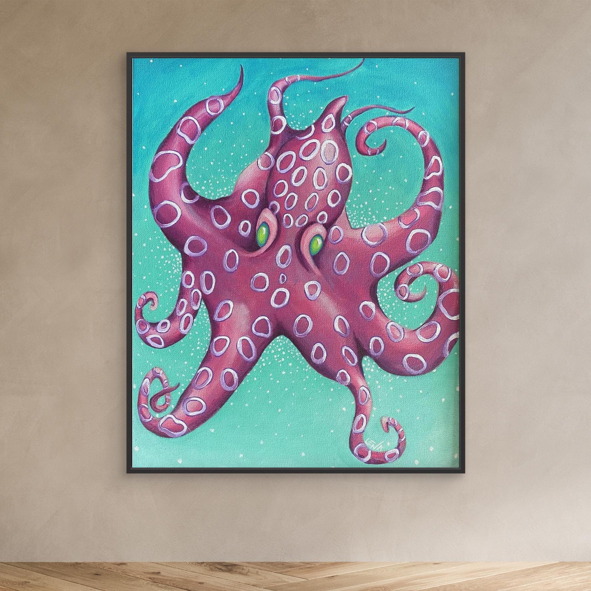 “Alien Love Magic” Octopus Painting