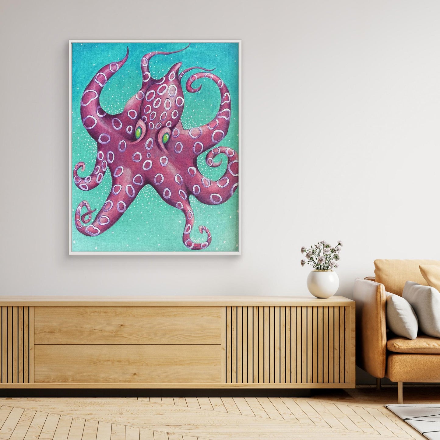 “Alien Love Magic” Octopus Painting