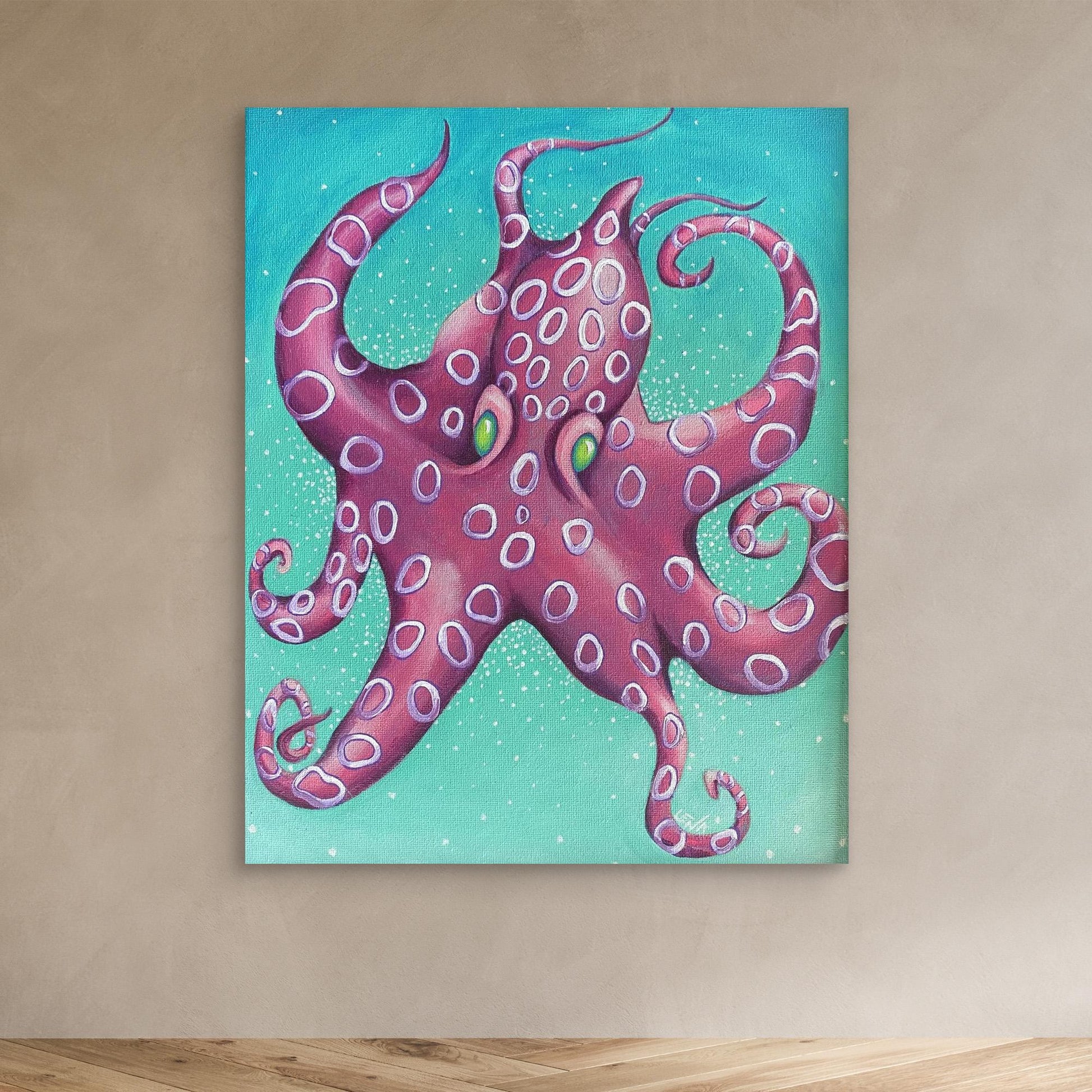 “Alien Love Magic” Octopus Painting